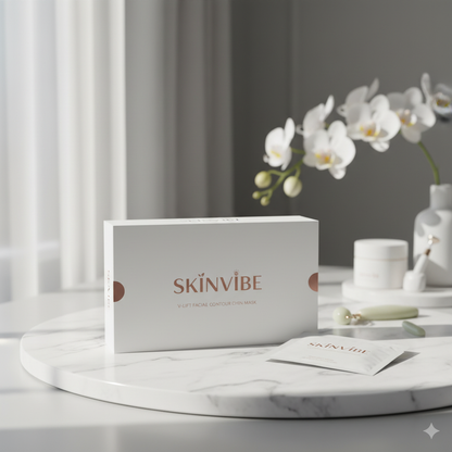 SkinVibe V-Lift Mask on Marble